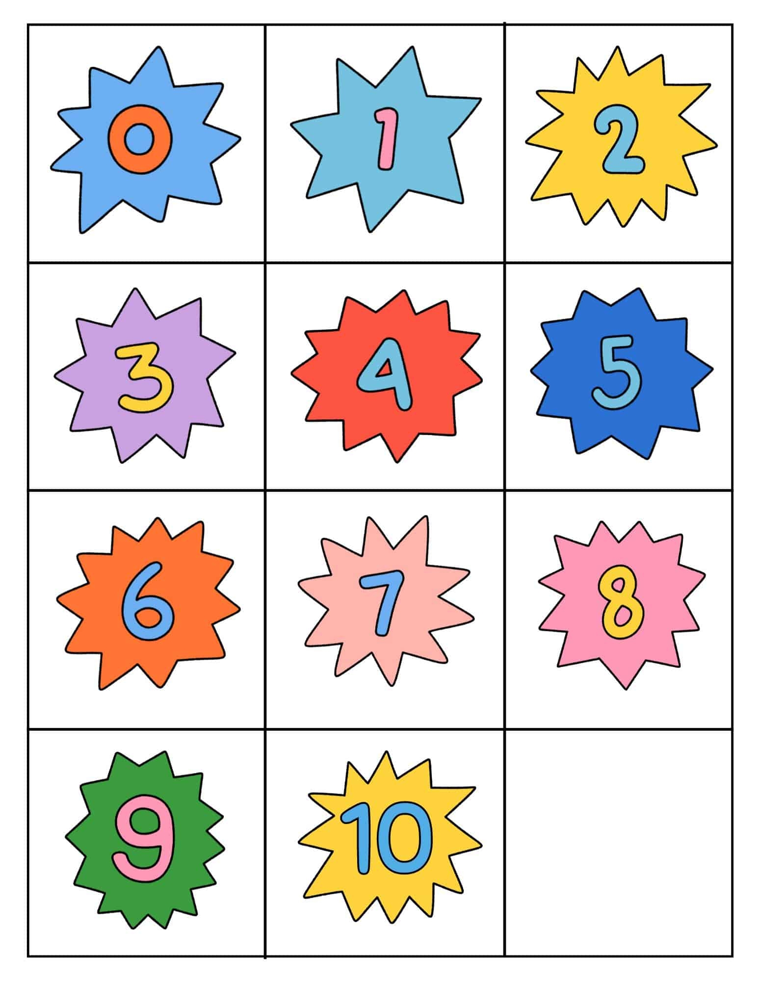 Free Printable Numbers