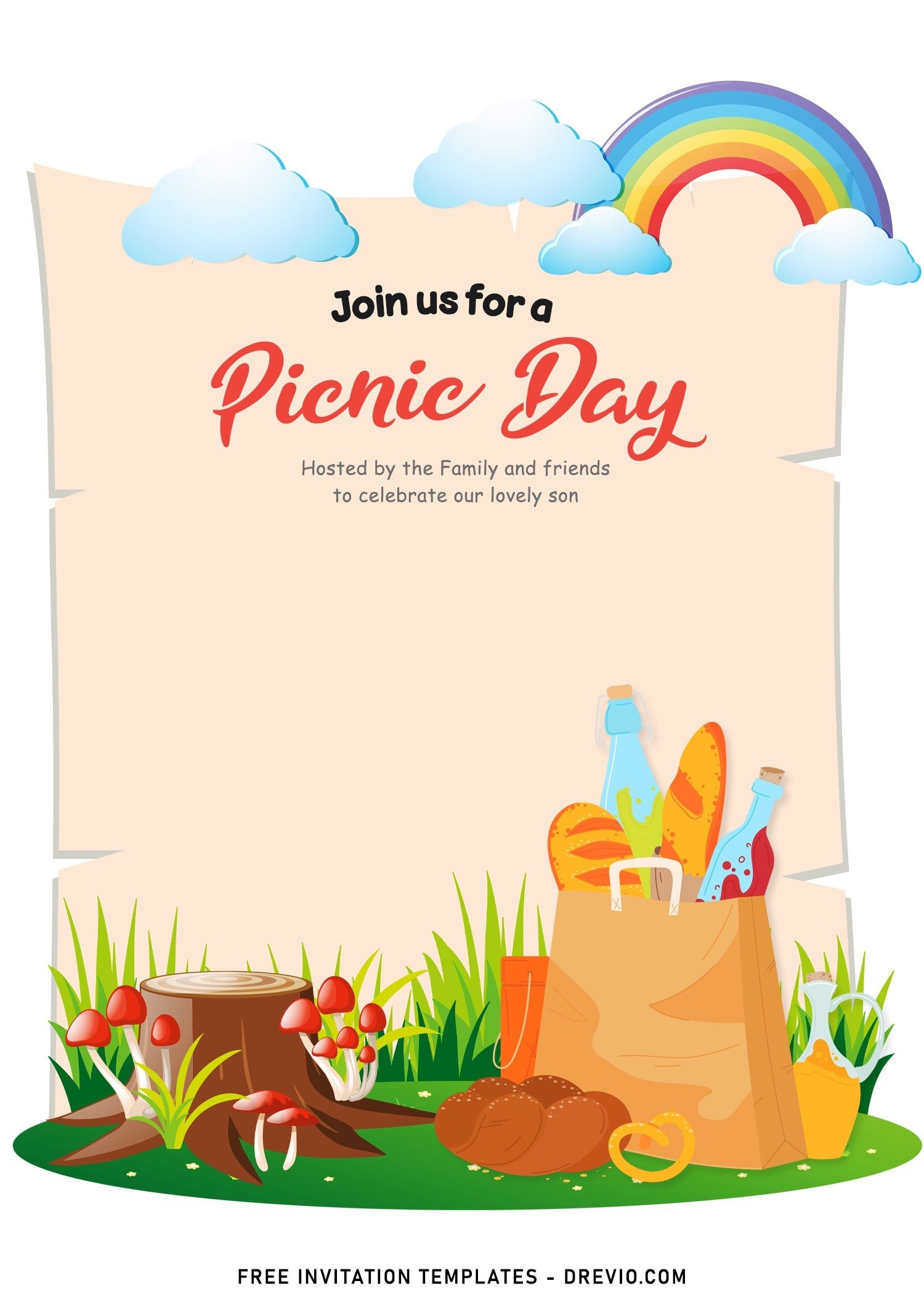 10 Family Picnic Party Invitation Templates For Your Kid s Upcoming Birthday