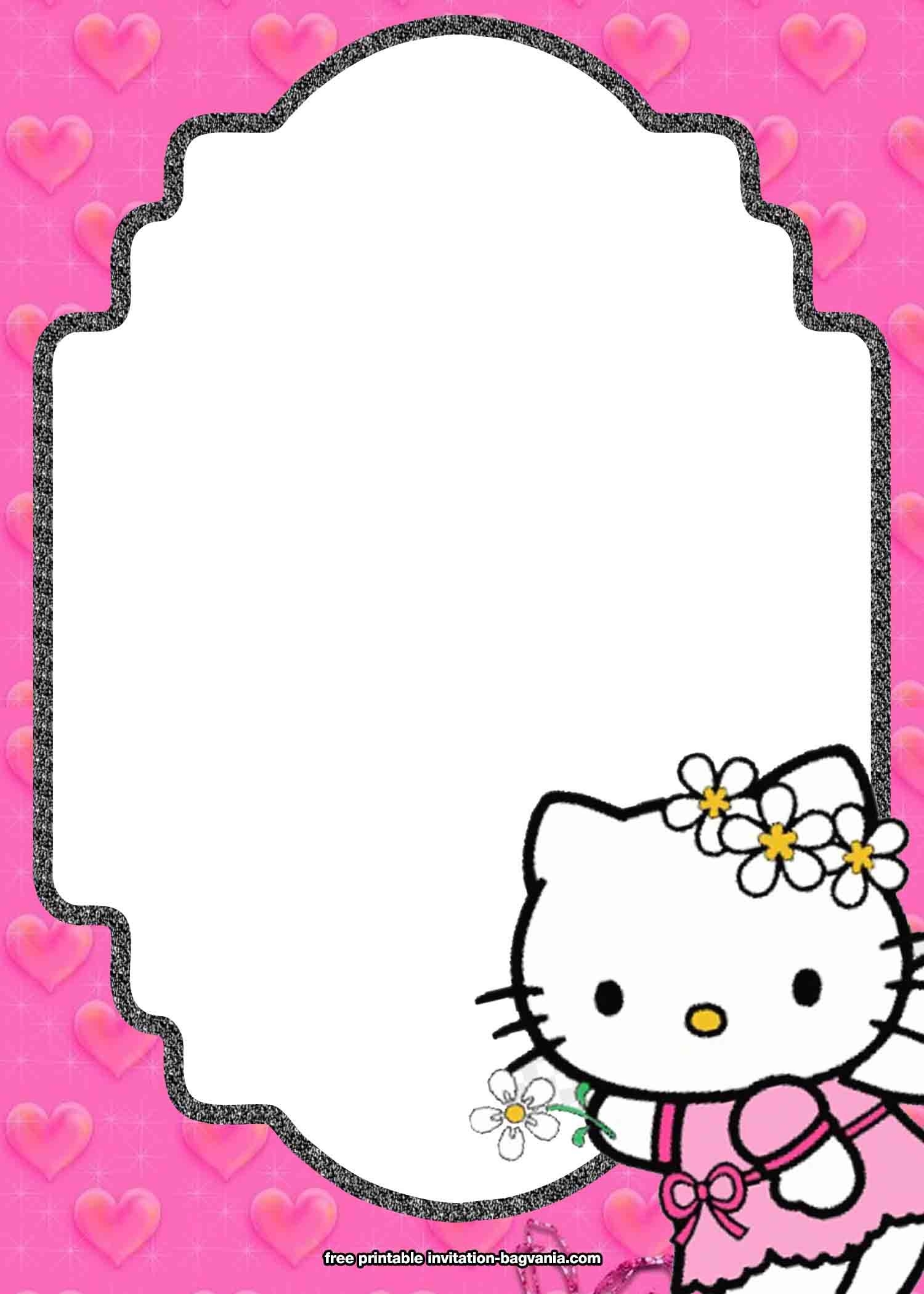 10 FREE Personalized Hello Kitty Invitation Templates