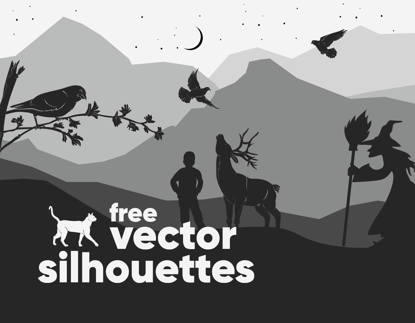 1000 Free Silhouettes In Vector To Download Now