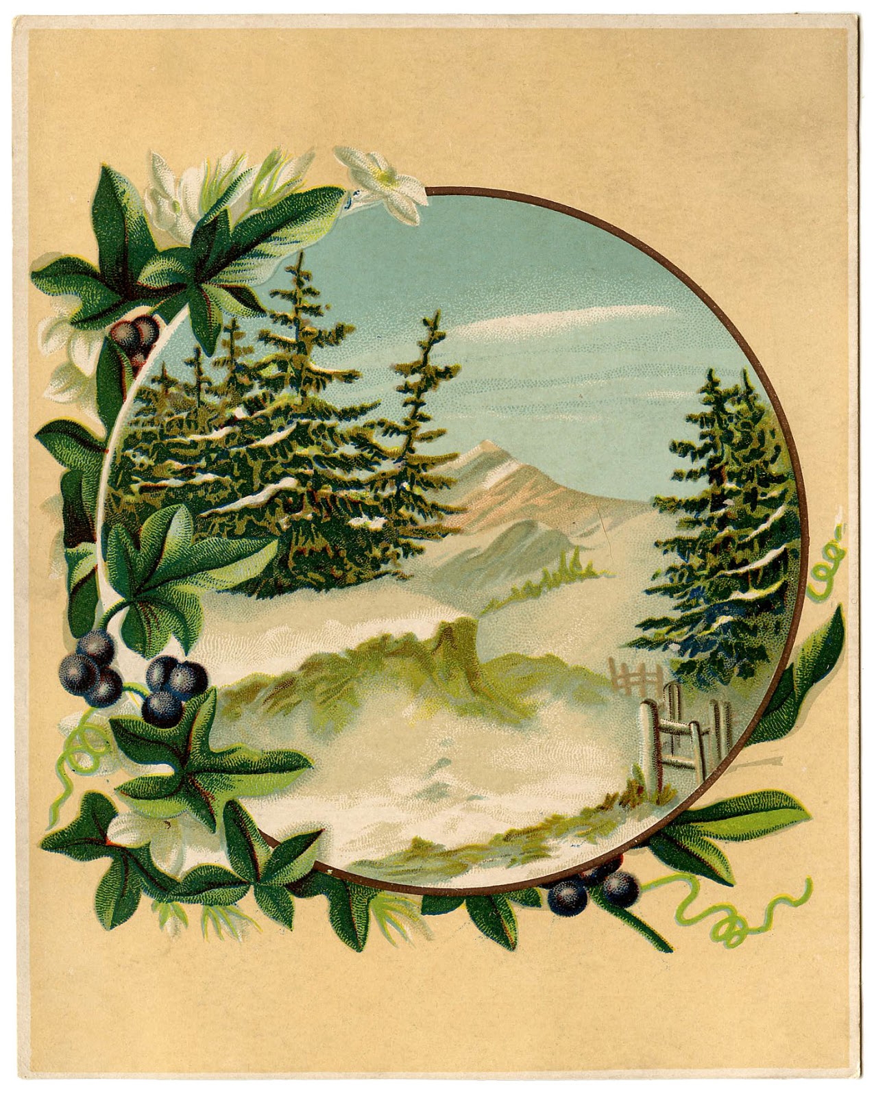 Free Printable Winter Scenes