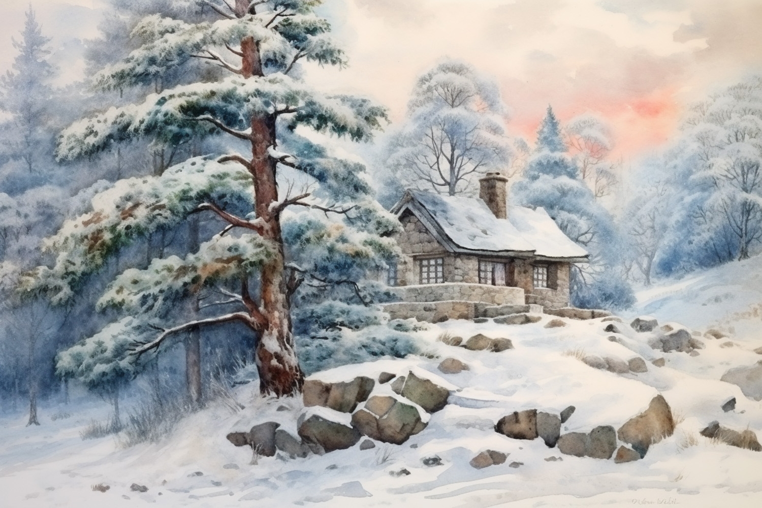 14 Winter Scenes Images The Graphics Fairy