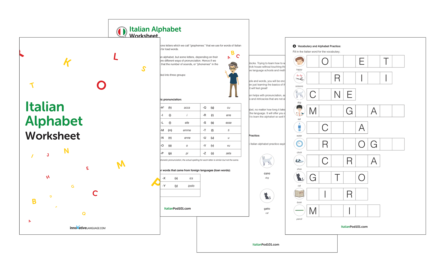 16 Italian Worksheets For Beginners PDF Printables