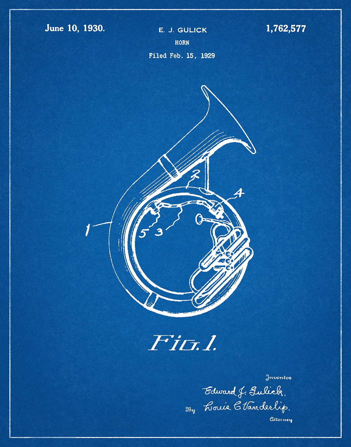 Large Free Printable Instrument Patent