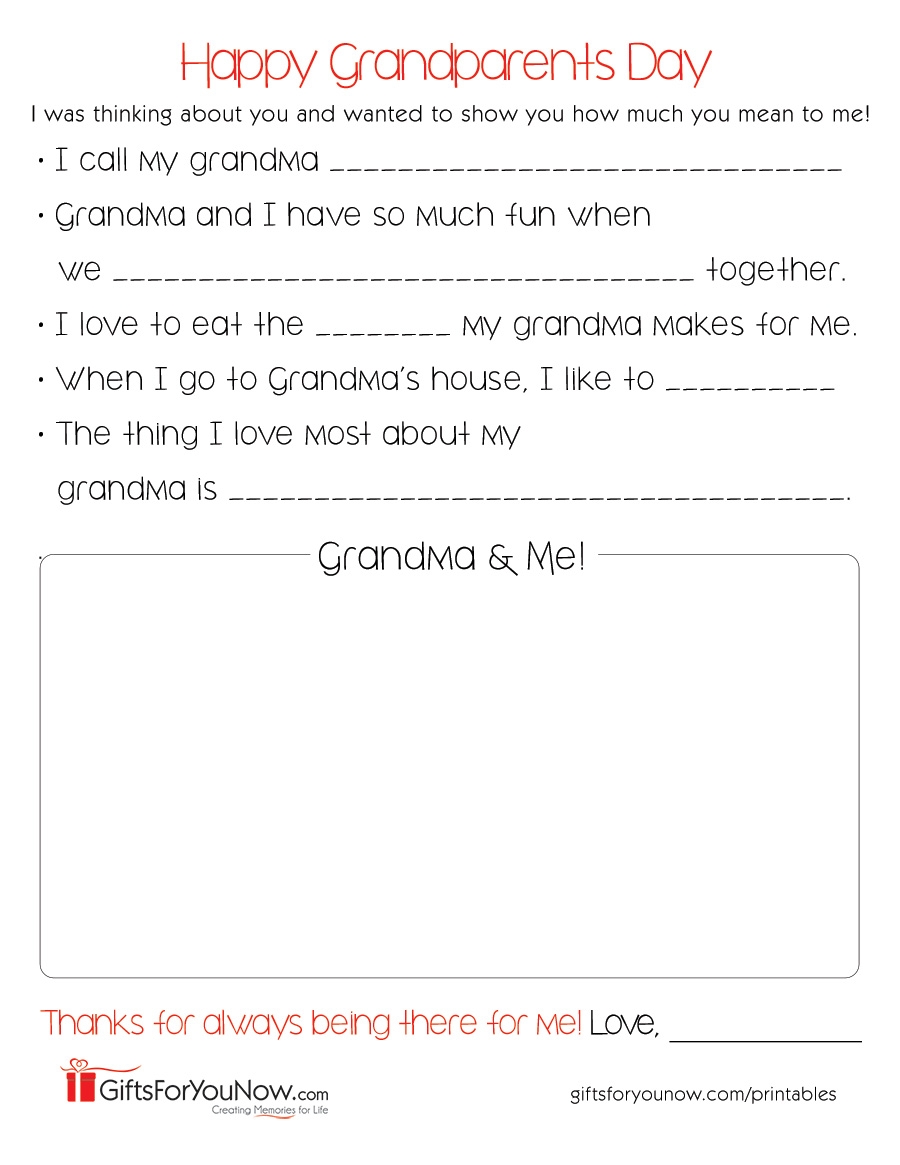 2 Free Grandparents Day Printables To Make Them Smile GiftsForYouNow