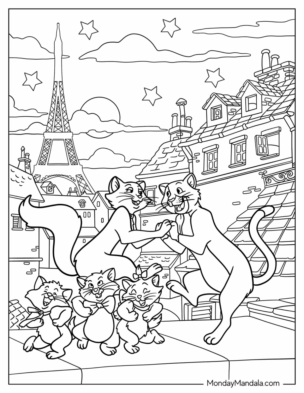 20 Aristocats Coloring Pages Free PDF Printables 
