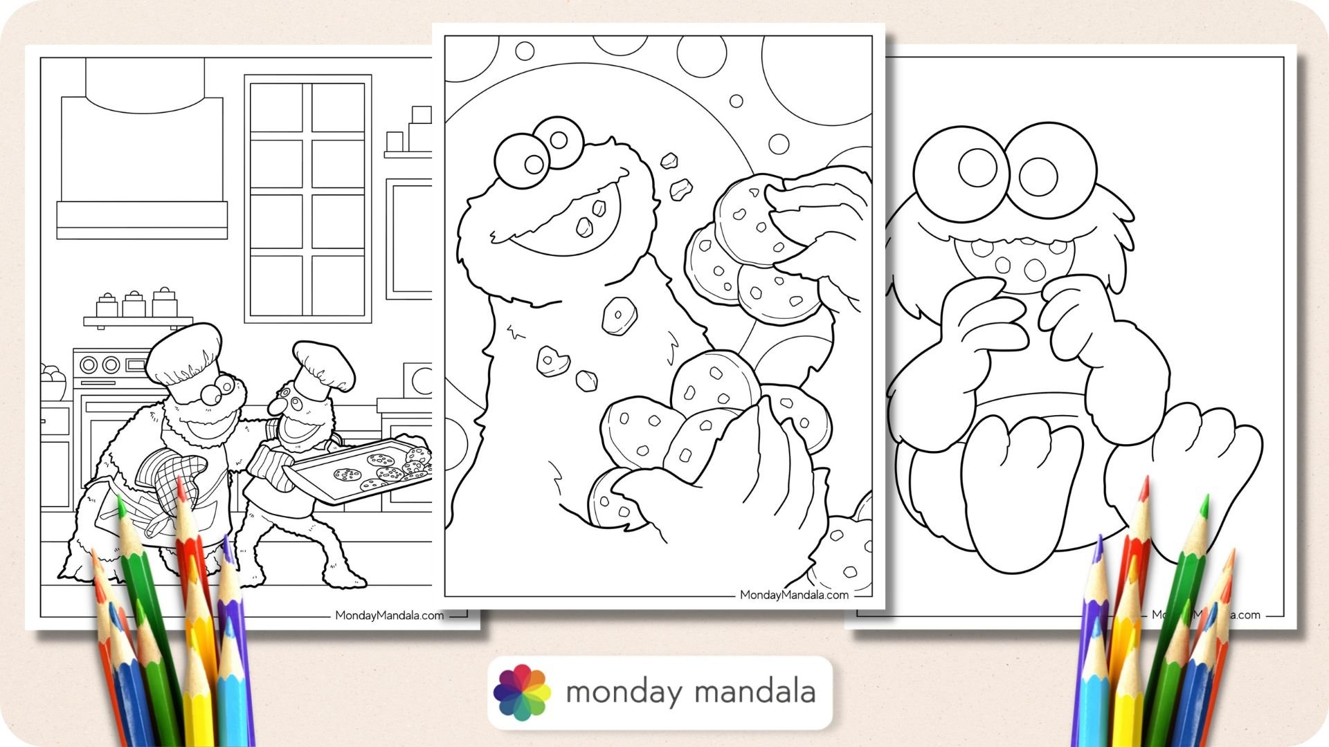20 Cookie Monster Coloring Pages Free PDF Printables 
