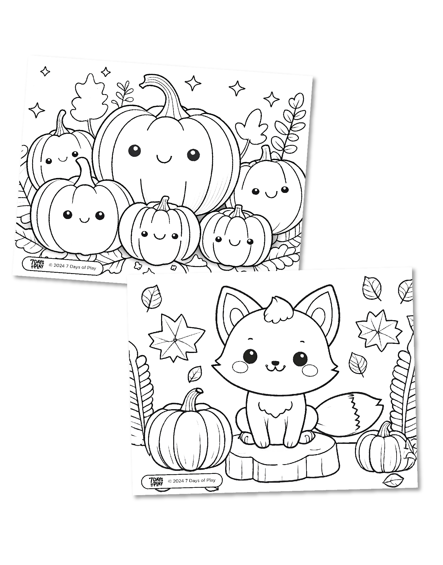 Fall Free Printable Coloring Pages