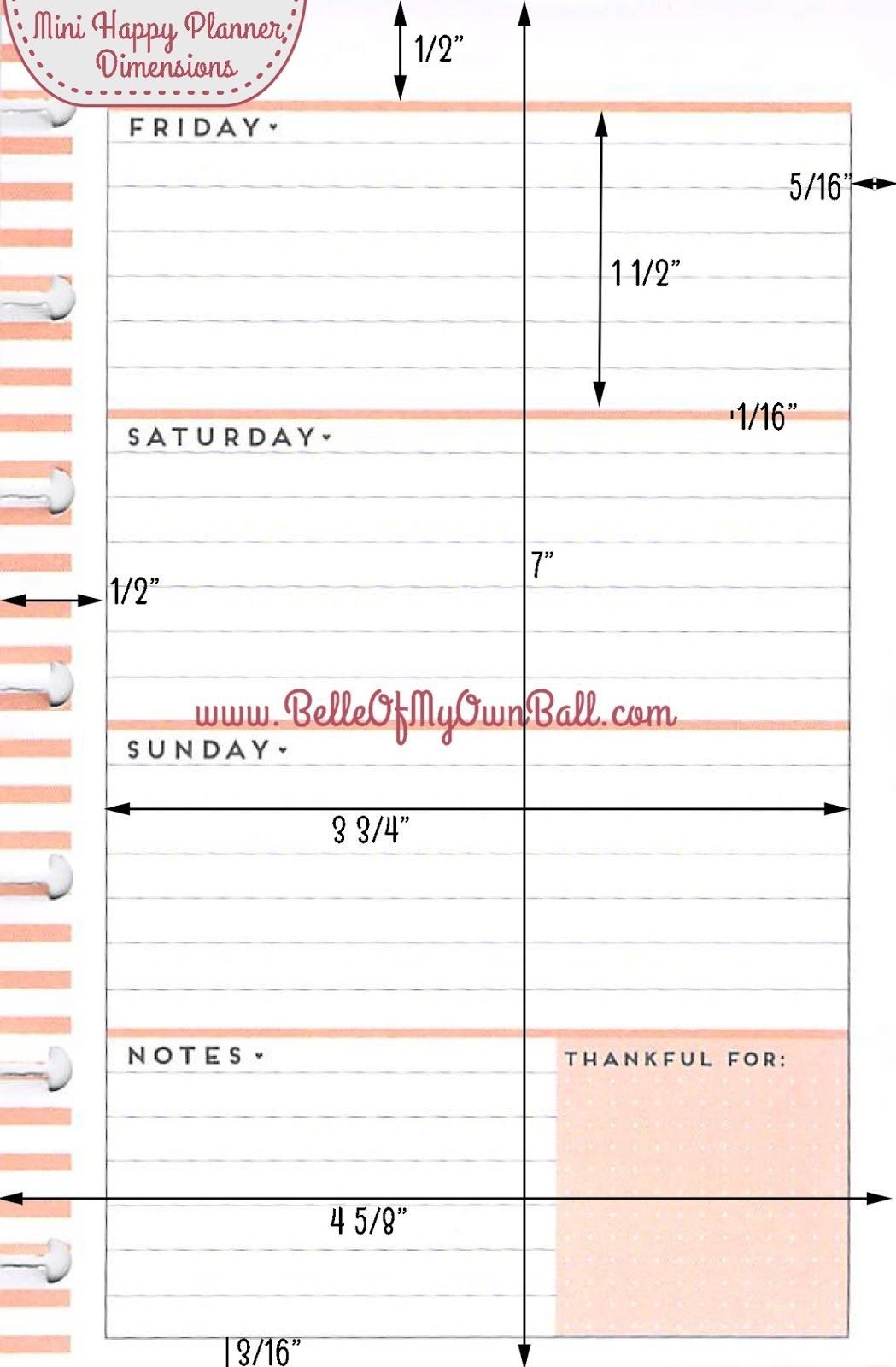 Mini Happy Planner Printables Free