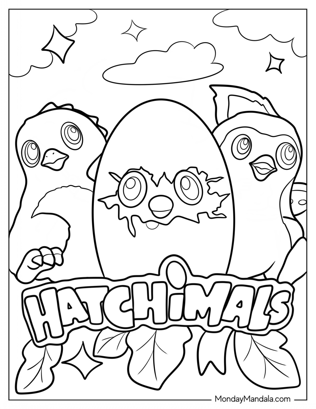 Free Hatchimals Birthday Printables