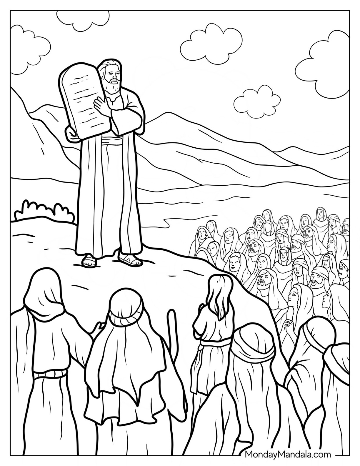 20 Moses Coloring Pages Free PDF Printables 