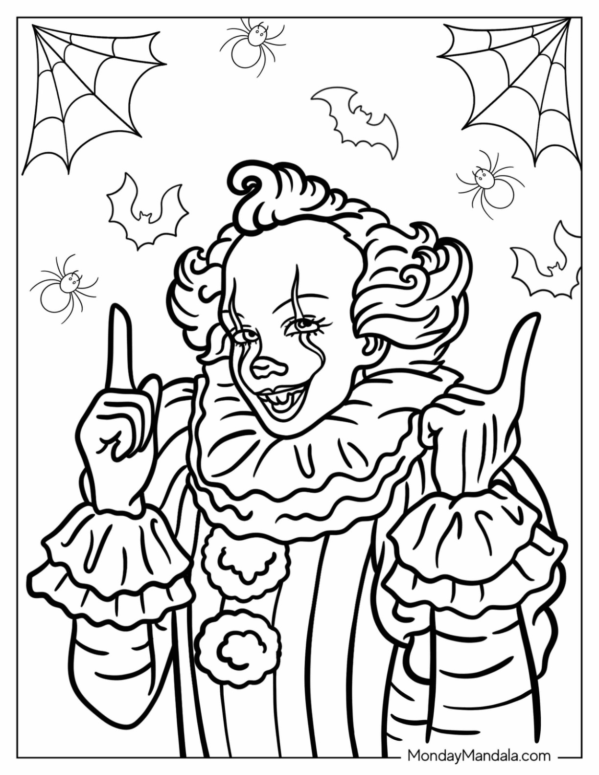 20 Pennywise Coloring Pages Free Coloring Pages 