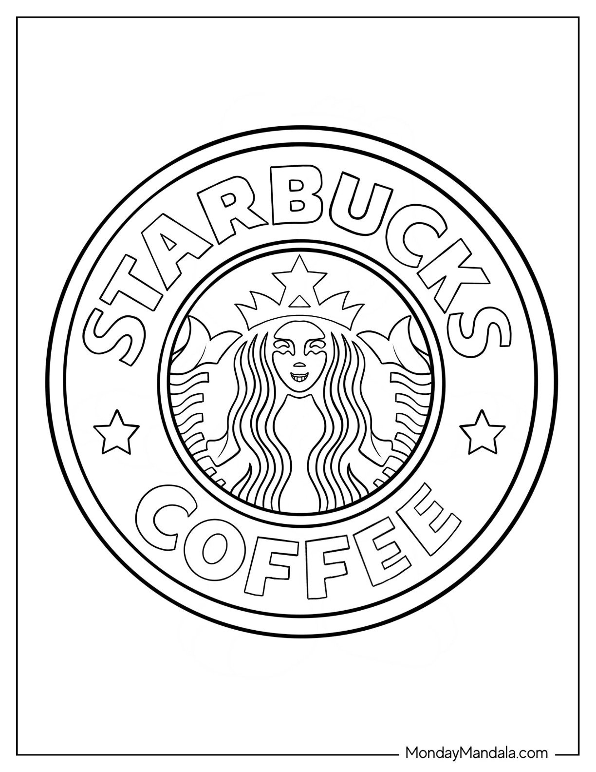 20 Starbucks Coloring Pages Free PDF Printables 