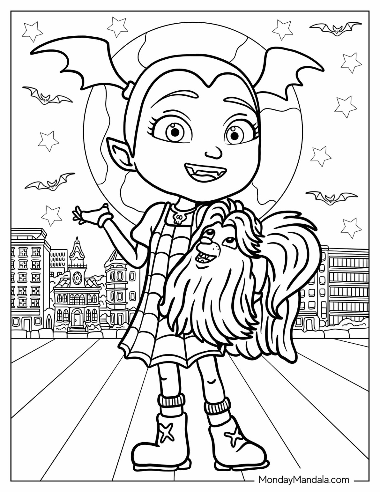 Free Printable Vampirina Coloring Pages