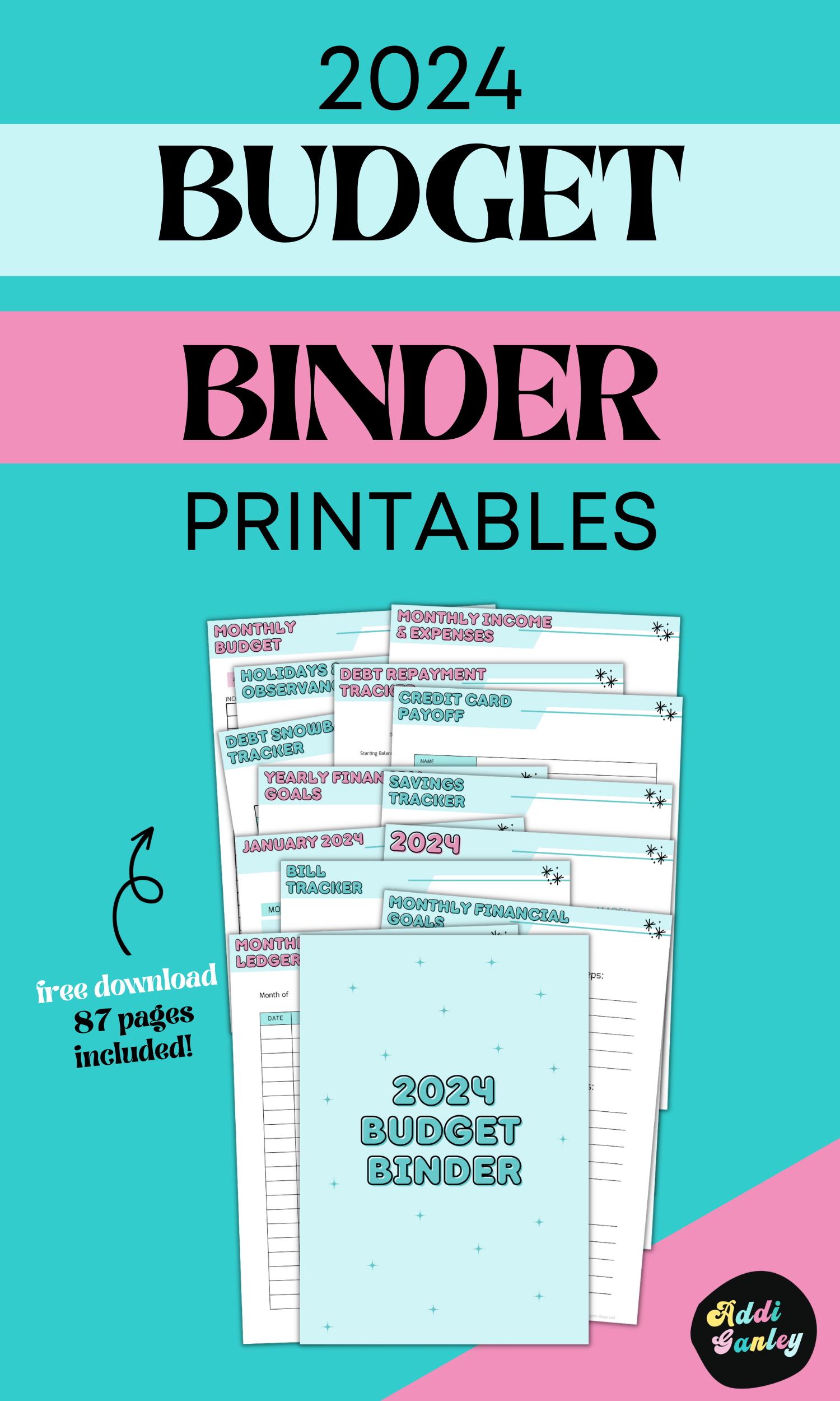 2024 Budget Binder Printables