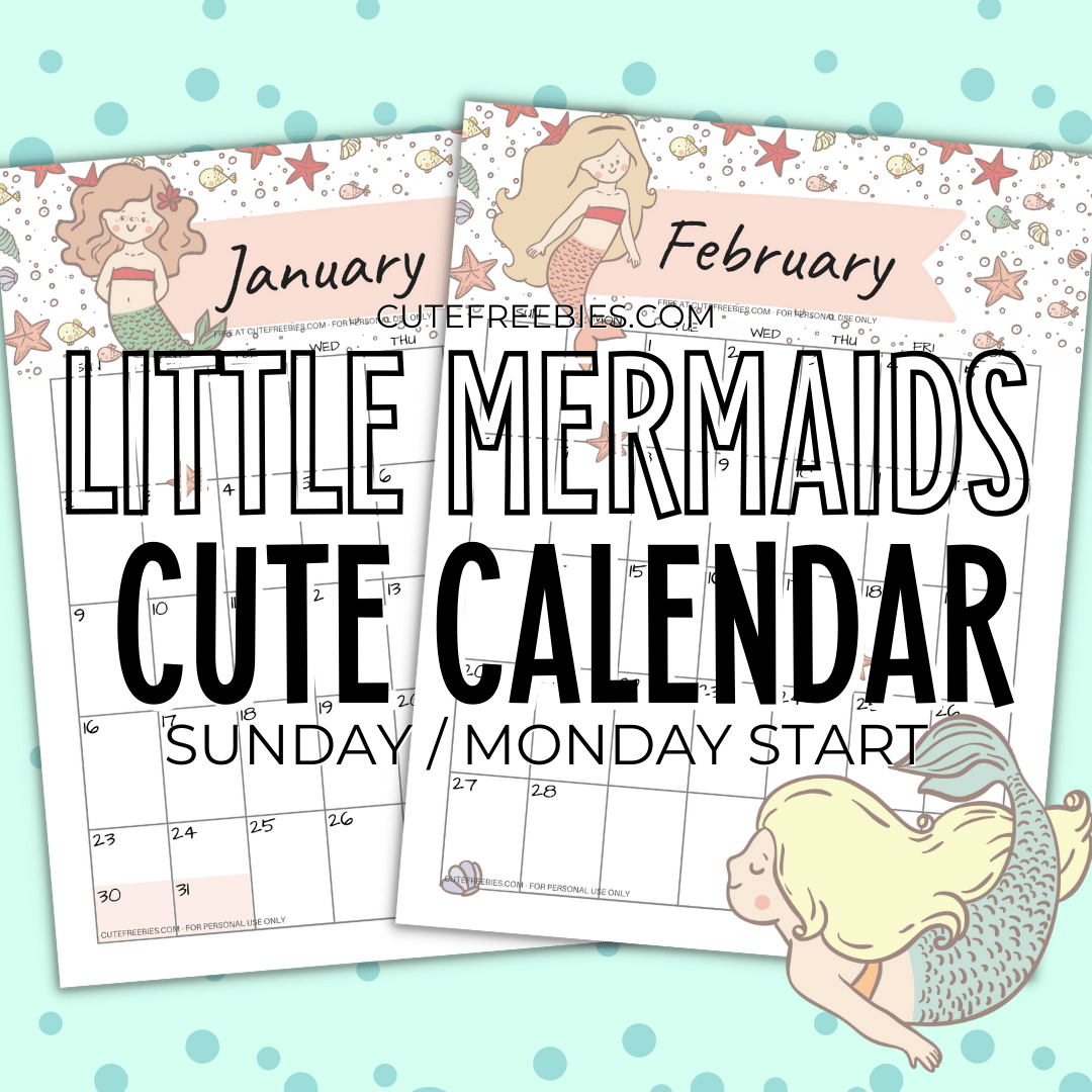 Free Printable Mermaid Images