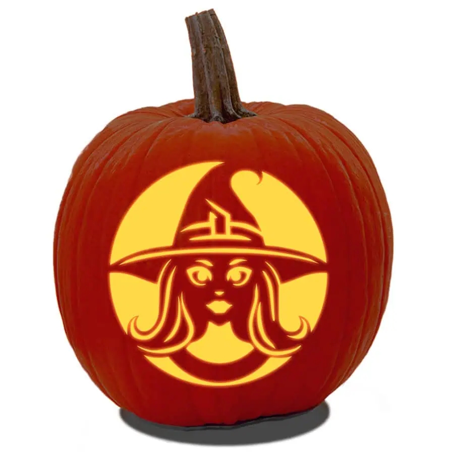 21 Free Witch Pumpkin Carving Stencils Artsy Pretty Plants