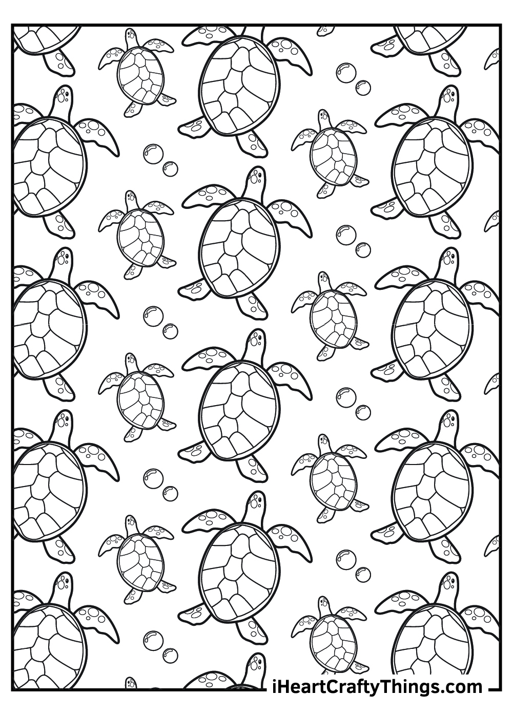 Free Printable Sea Turtle Picture
