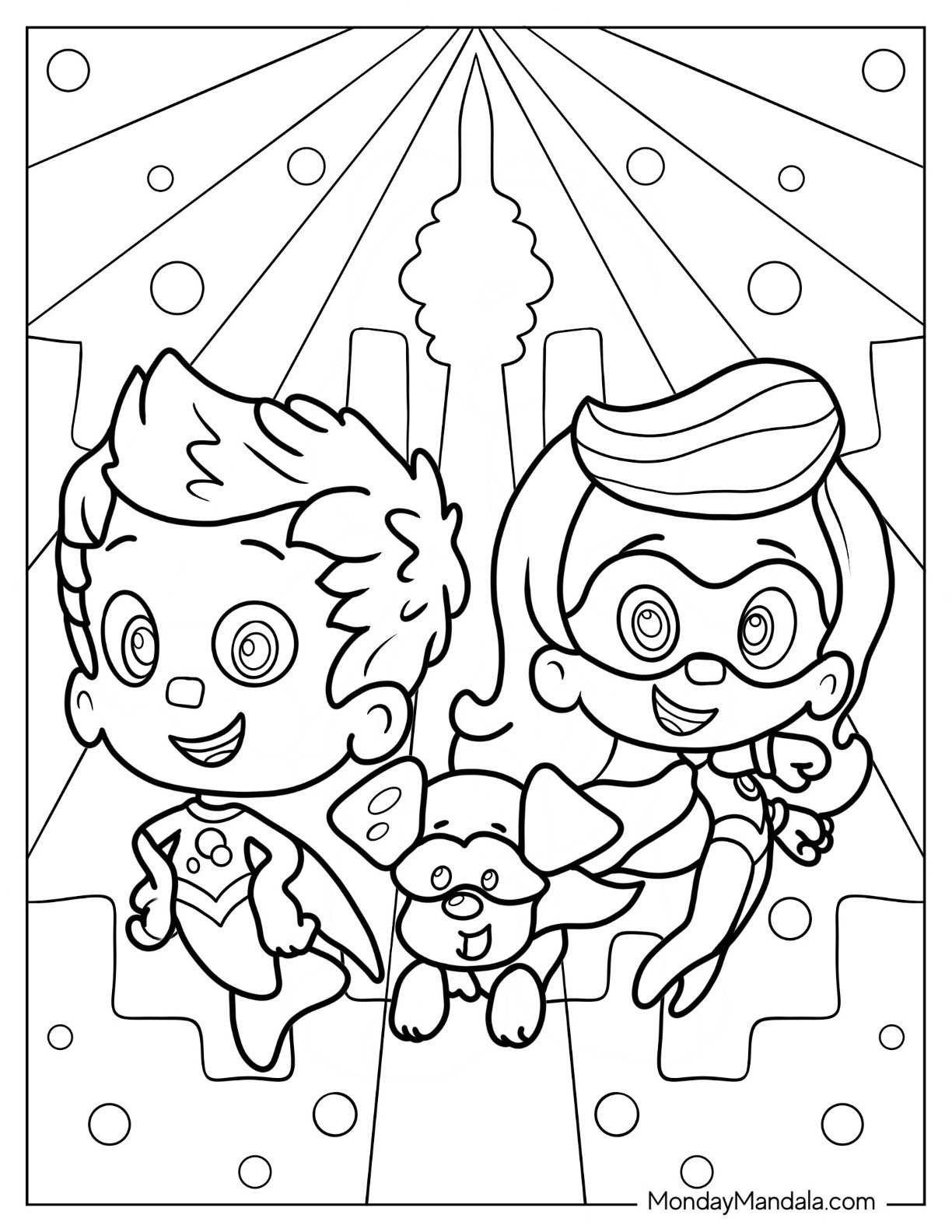 22 Bubble Guppies Coloring Pages Free PDF Printables 