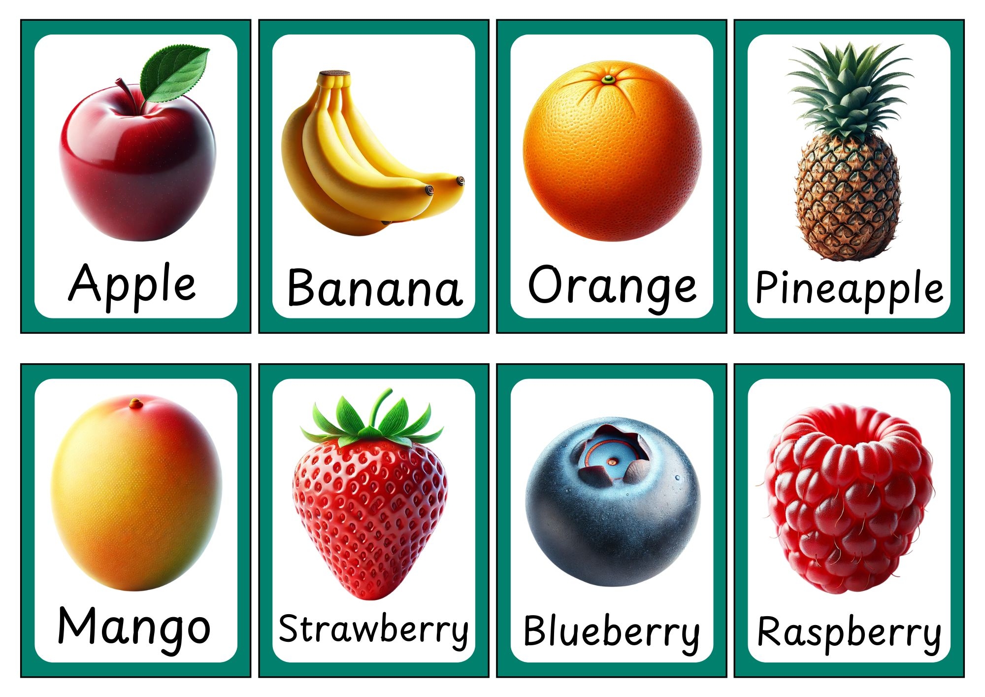 Free Printable Fruit