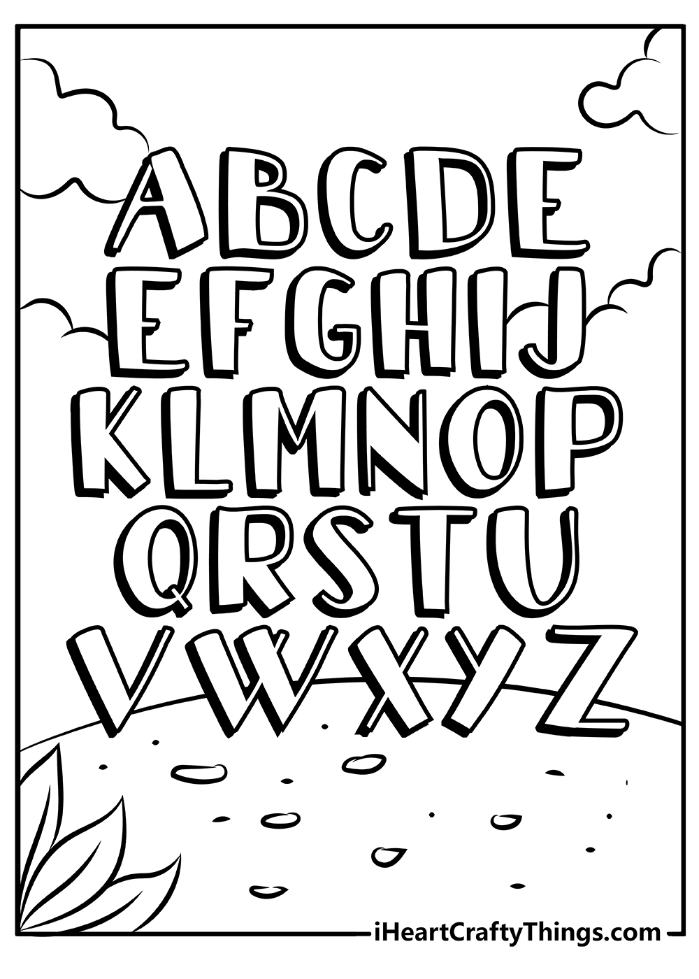Free Printable Coloring Letters