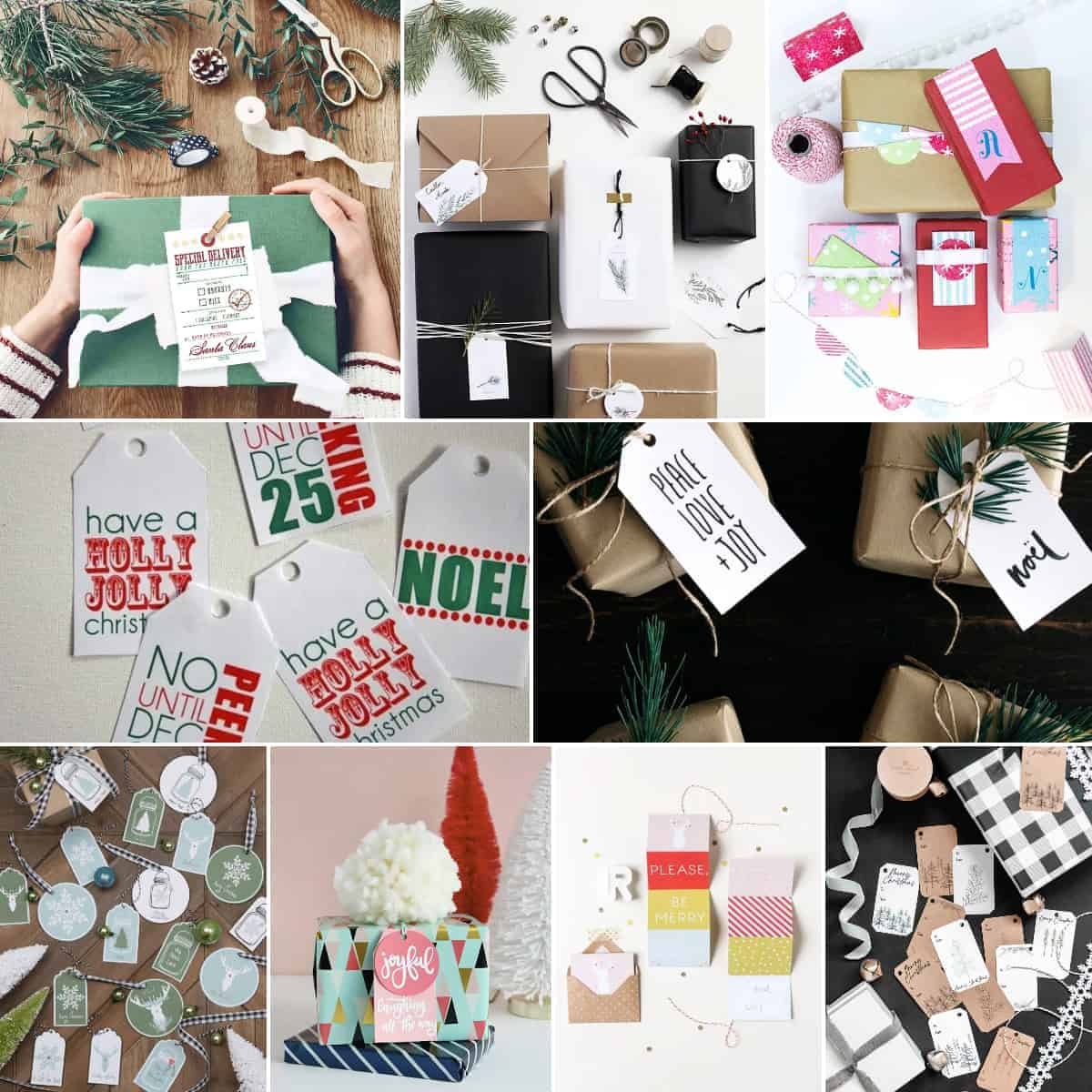 25 Cute Free Printable Christmas Gift Tags Making Joy Pretty Things