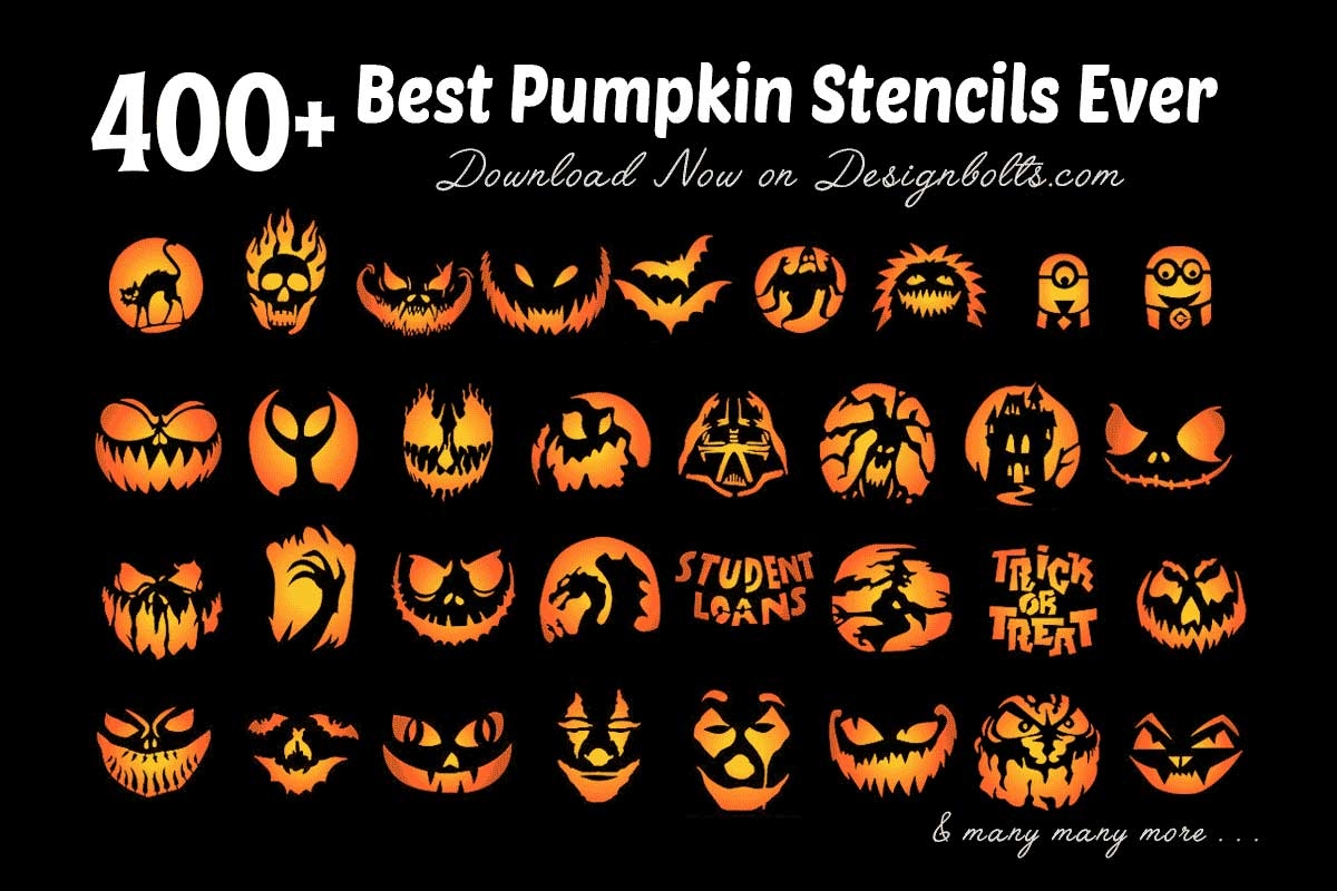 25 Free Trendy Pumpkin Carving Stencils 2023 In PDF Ai Designbolts