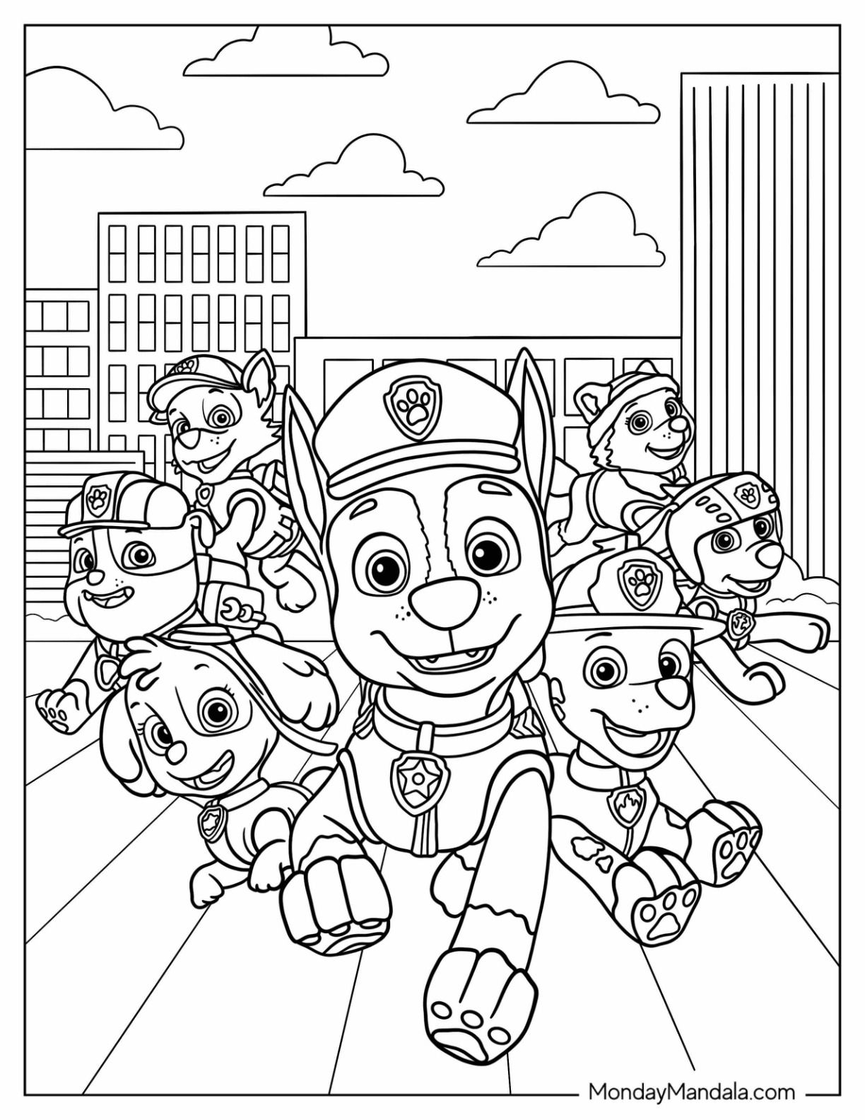 30 Cartoon Coloring Pages Free PDF Printables 