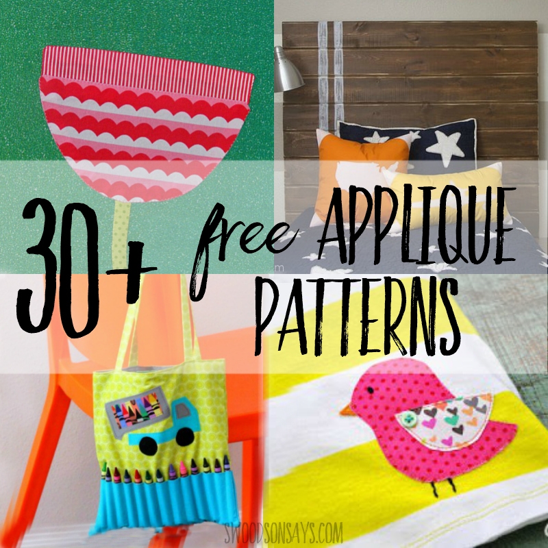 30 Free Applique Patterns Swoodson Says