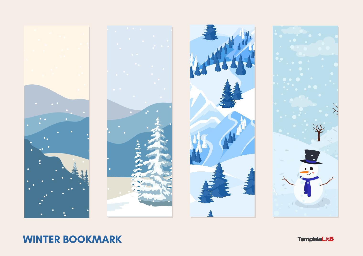 31 Free Printable Bookmark Templates Word PDF 