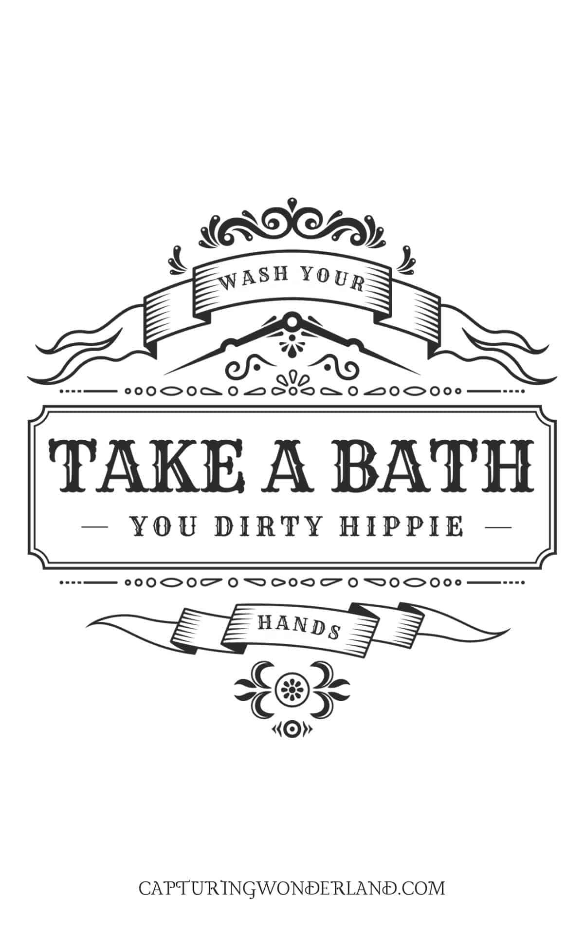 Free Bathroom Wall Art Printables