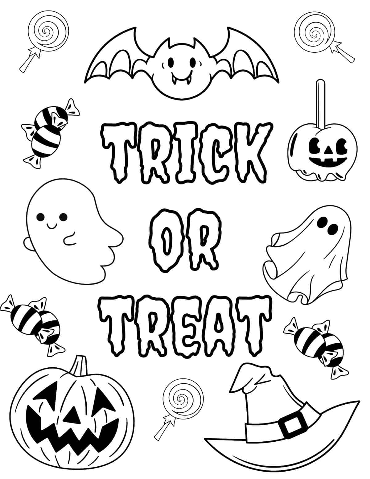 Halloween Coloring Pages Free Printable