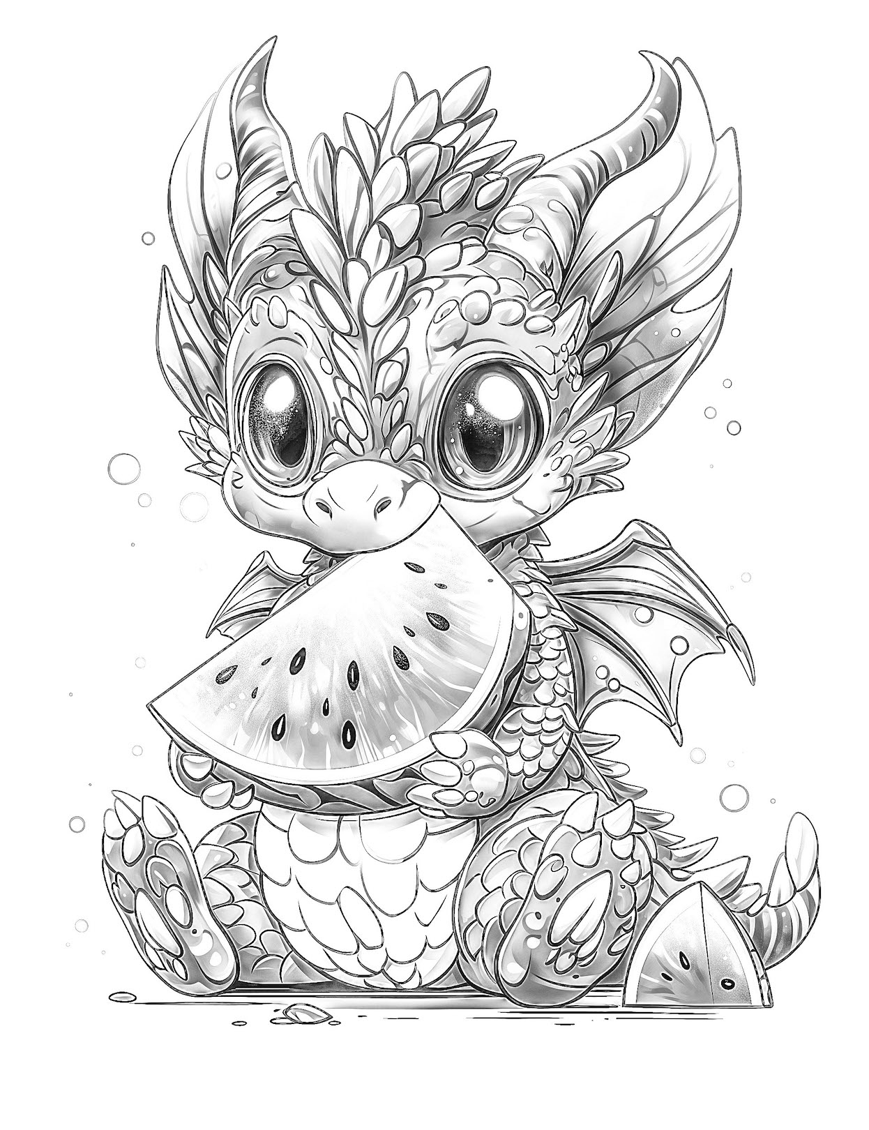Free Adult Coloring Pages Printable Dragons