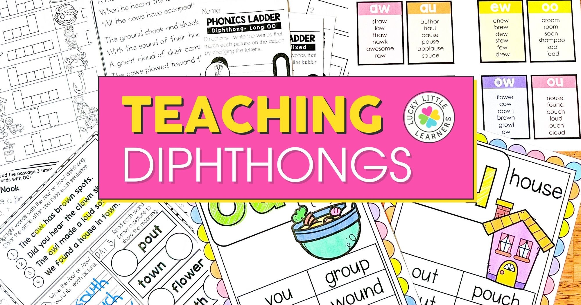 Vowel Dipthongs Free Printables