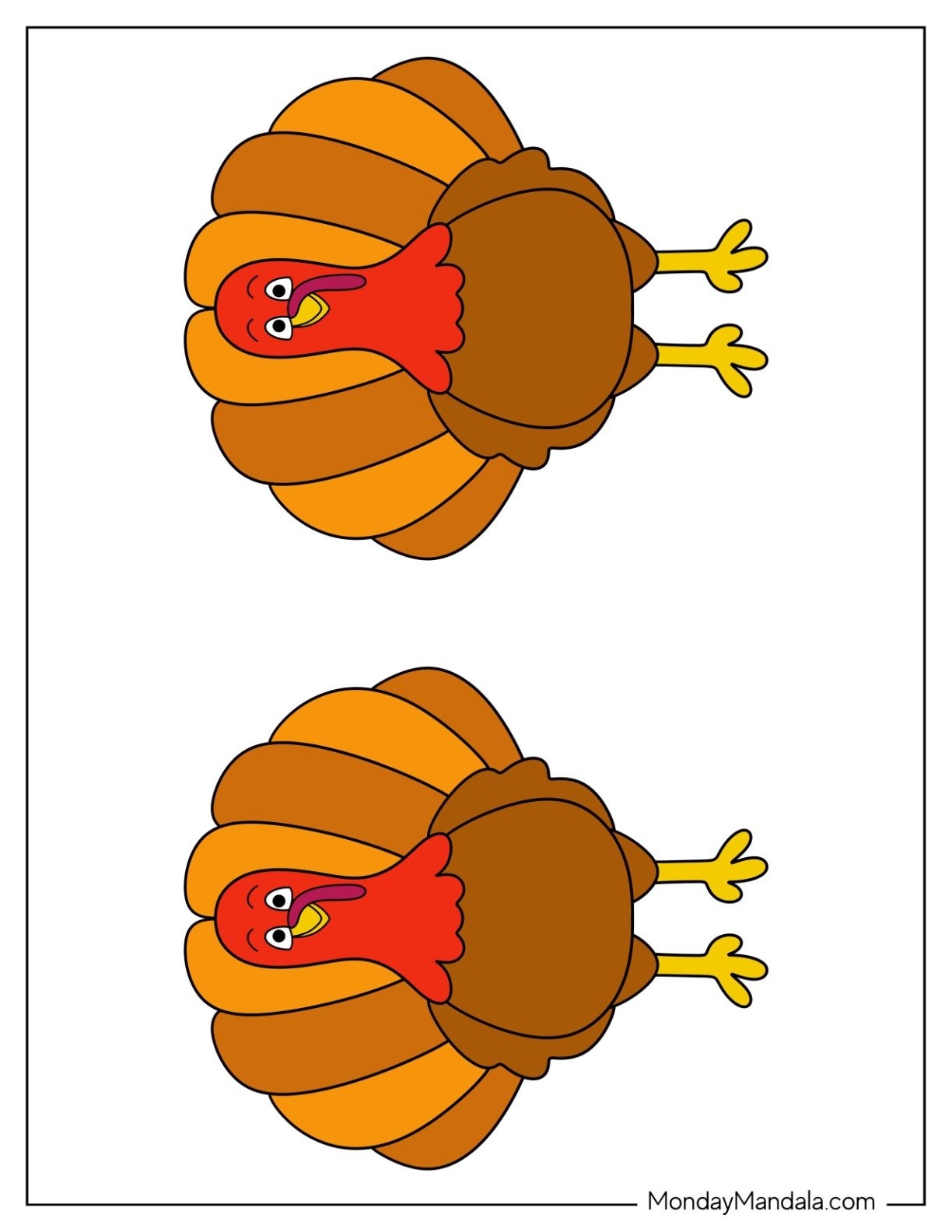 62 Turkey Templates Free PDF Printables 