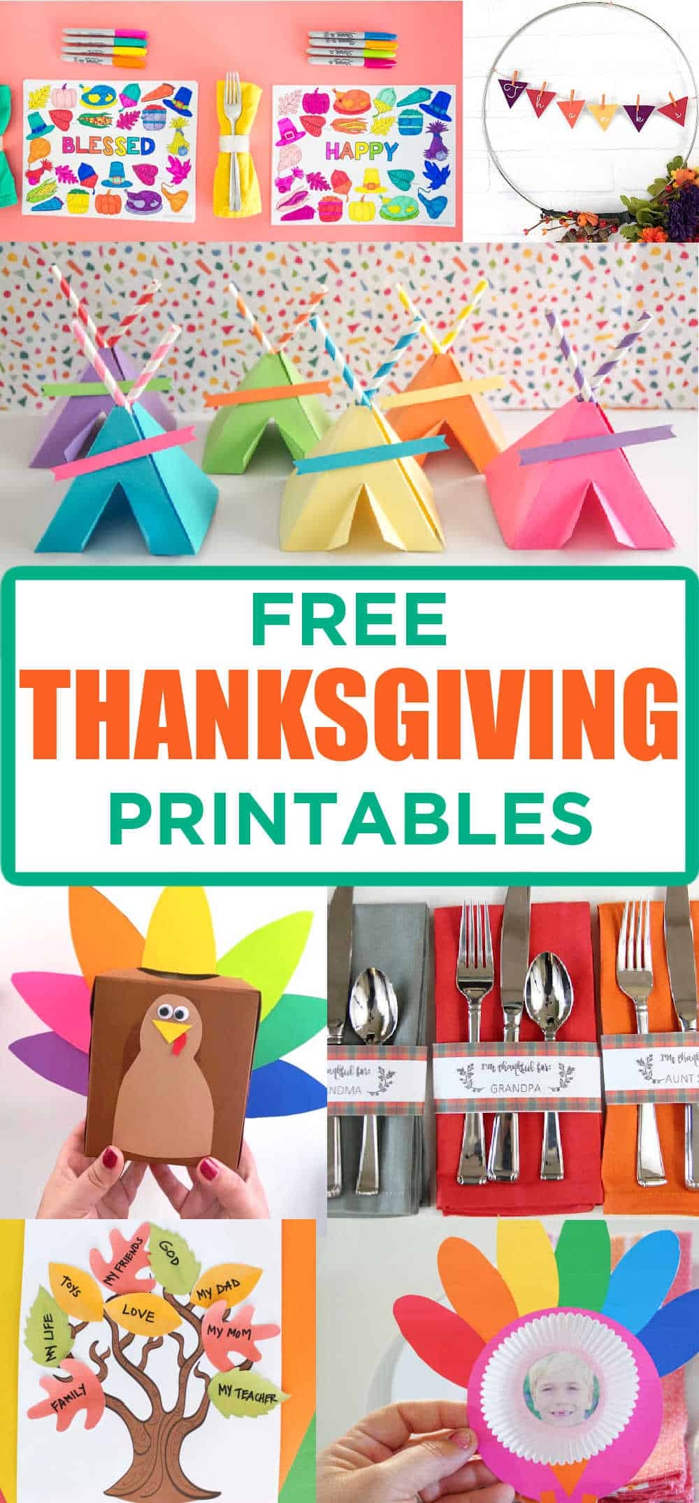 Free Thanksgiving Printables For Kids