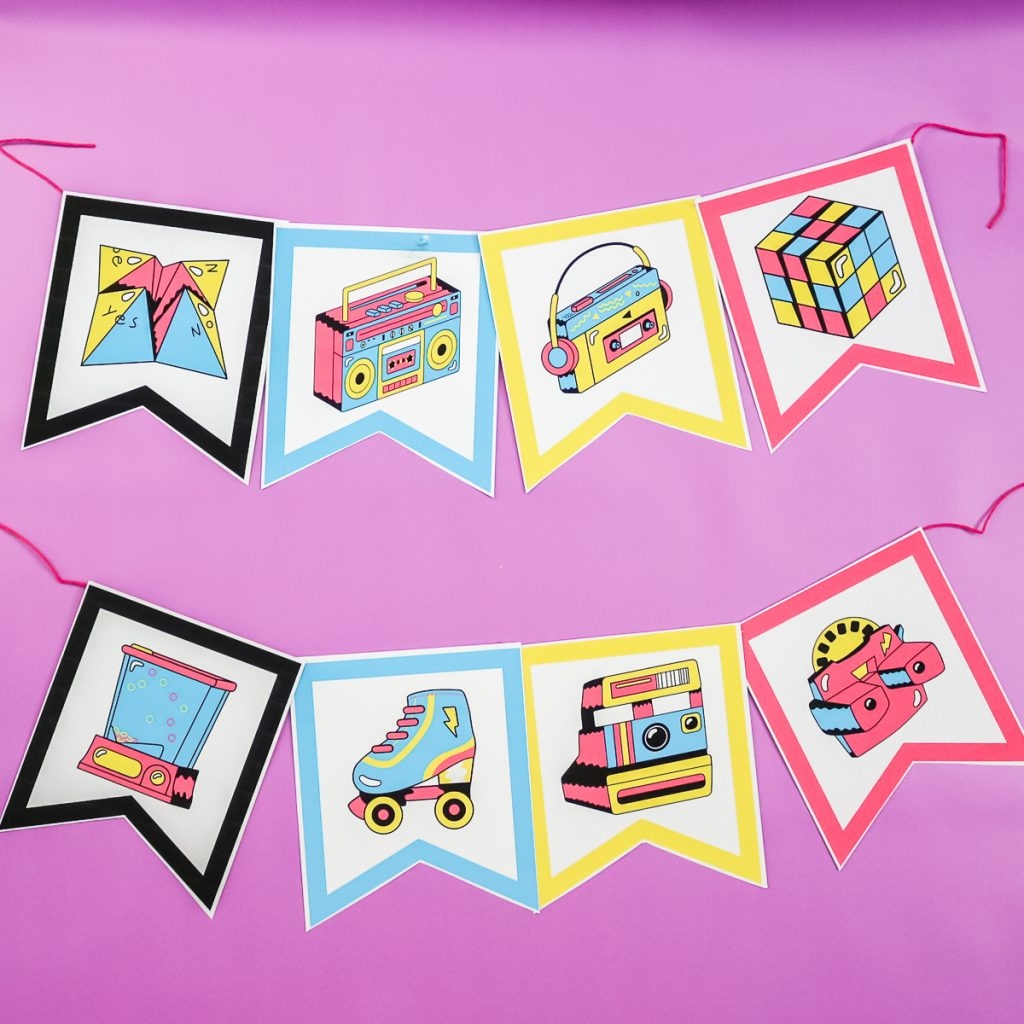 Free 80s Photo Booth Printables