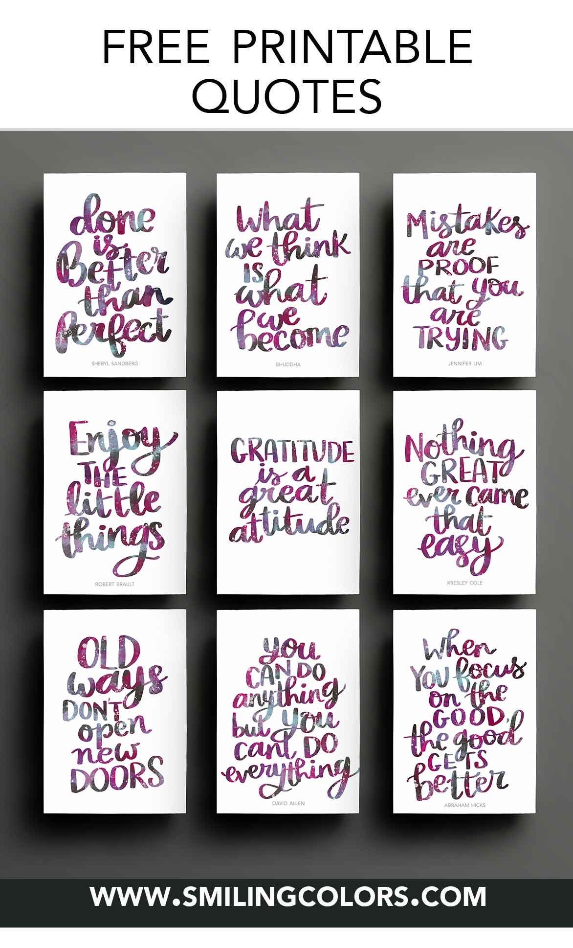 Free Printables Quotes