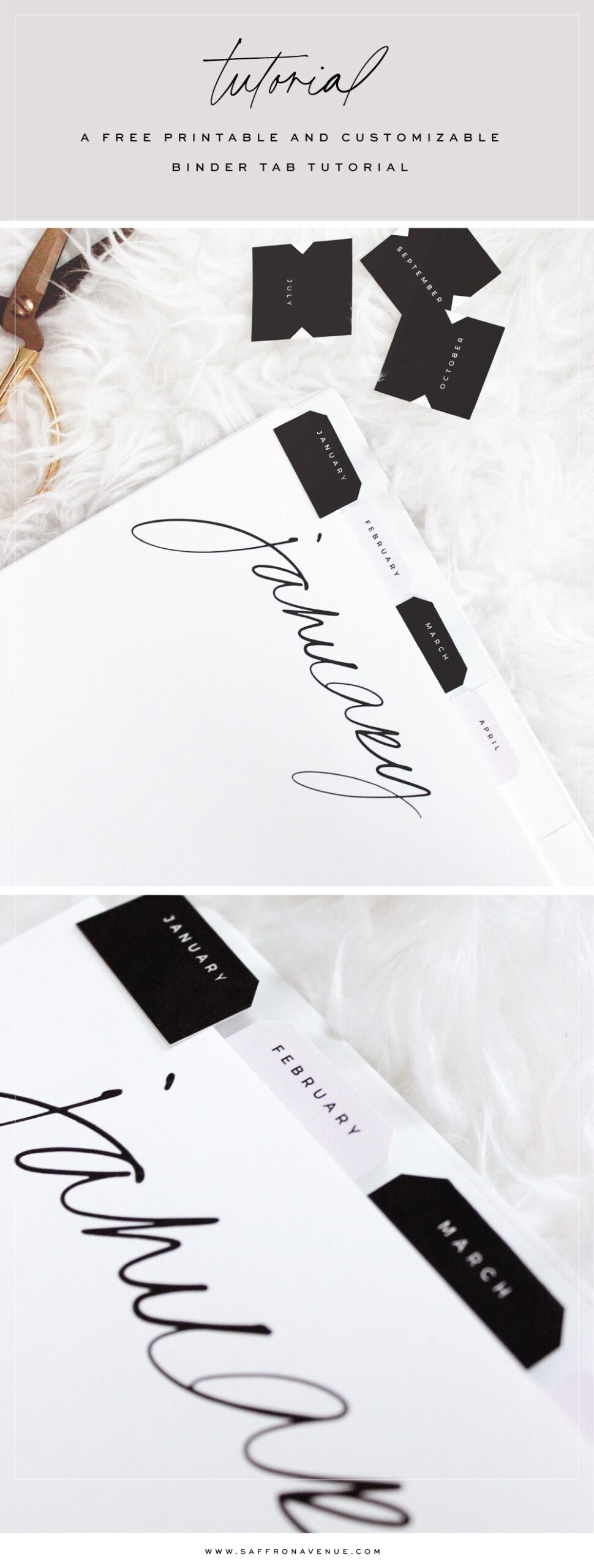 Free Printable Tabs For Binders