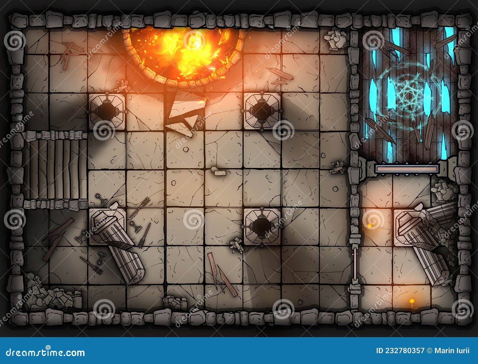 2d Free Printable Dungeon Tiles
