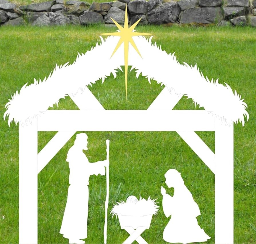 Free Printable Outside Nativity Plans