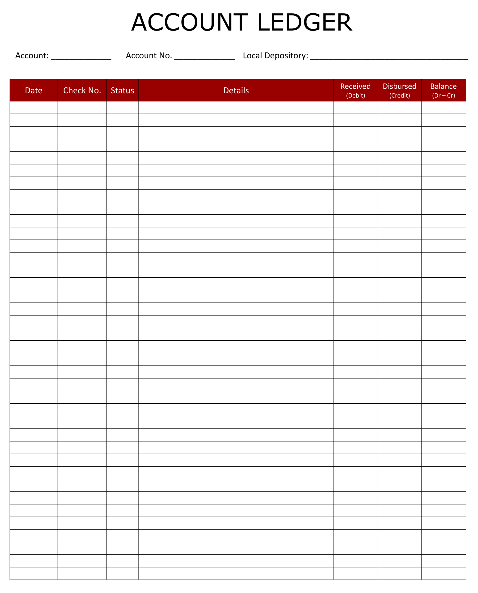 Free Printable Accounting Journal Pages