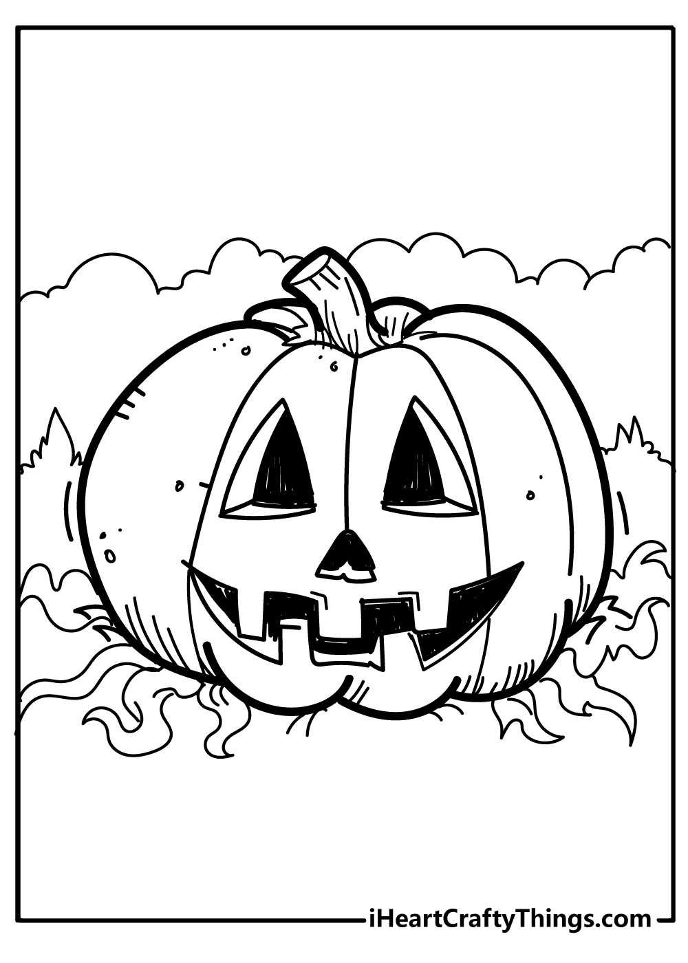 Free Pumpkin Blackline Printable