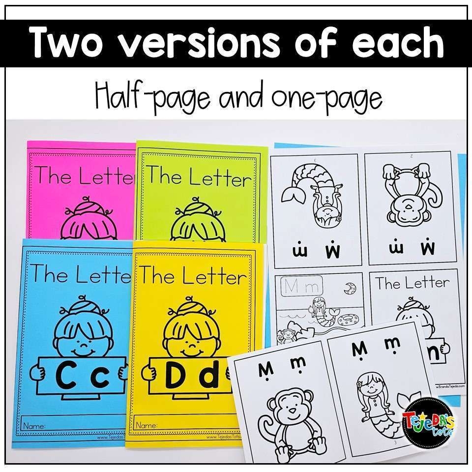 Alphabet Books Decodable ABC Readers Phonics Kindergarten 1st Grade Tejeda s Tots