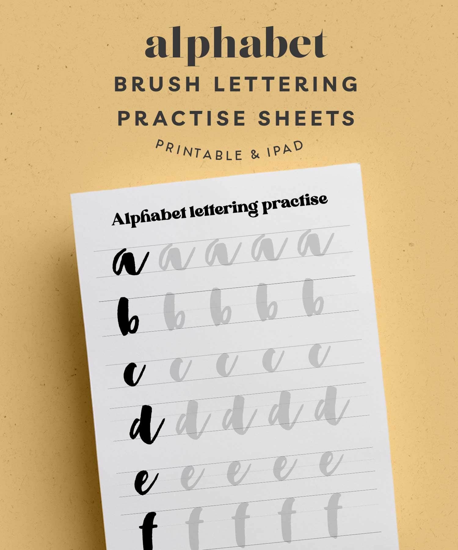 Free Printable Calligraphy Alphabet