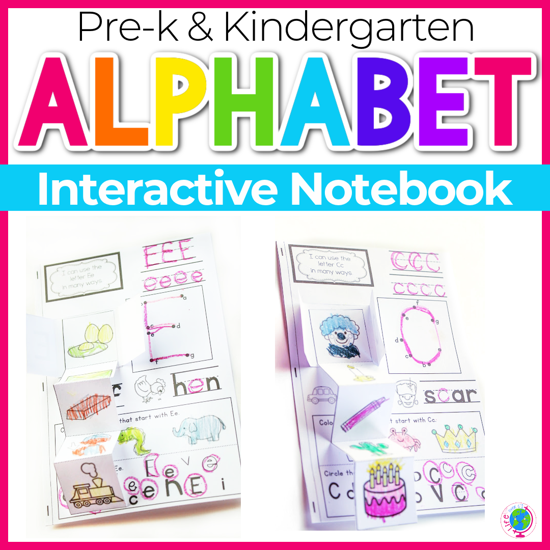 Alphabet Interactive Notebook Life Over C s