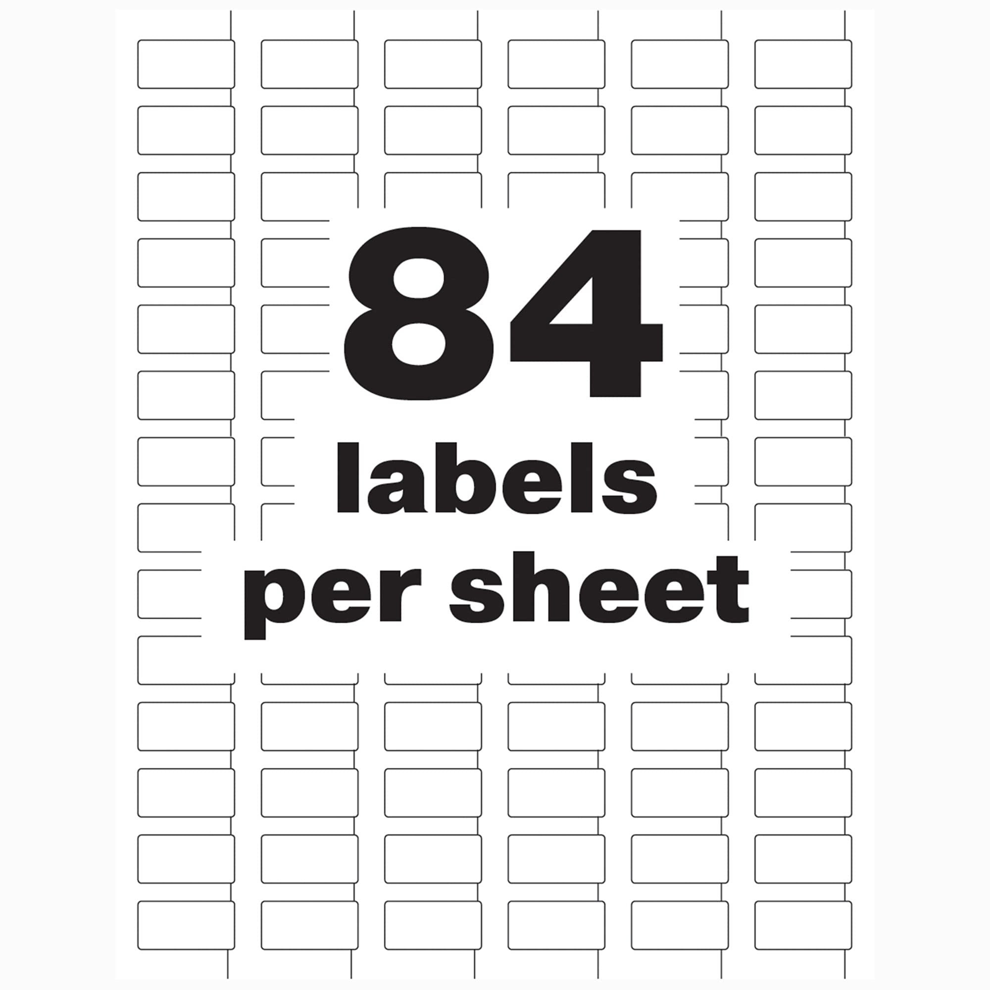 Amazon Avery White Asset Tag Labels 1 2 X 1 Laser Printable Tags 672 Waterproof Labels 61527 Office Products