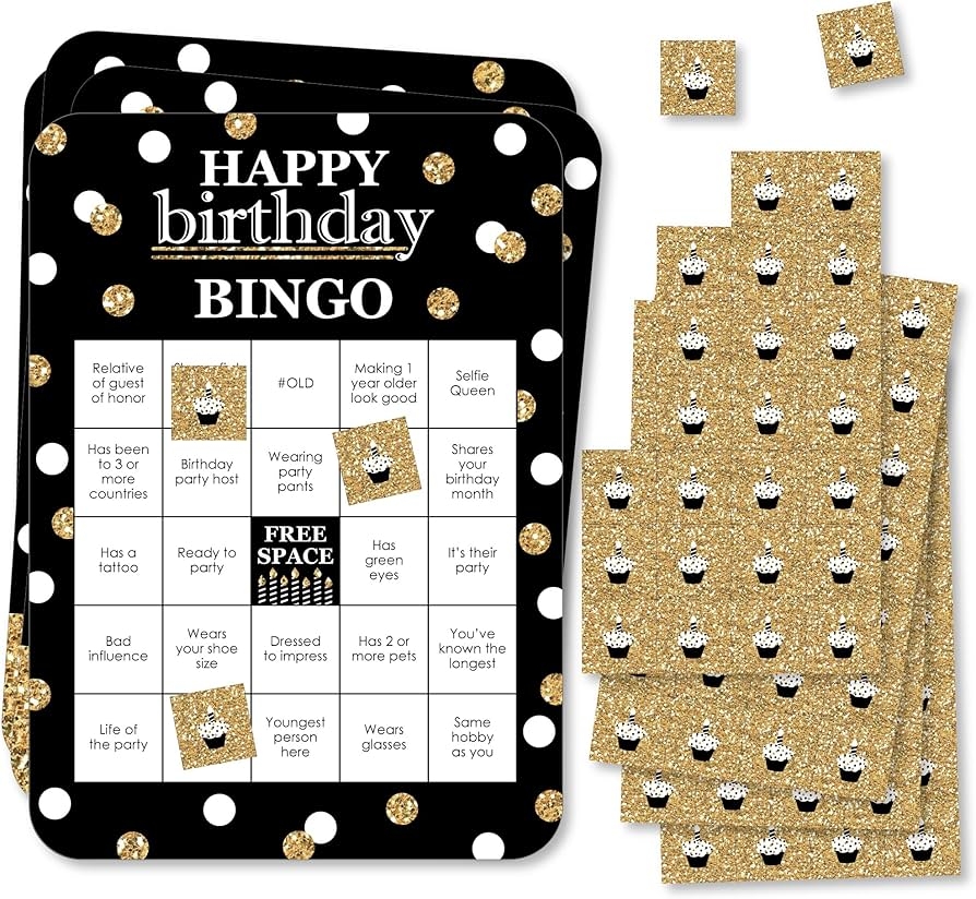 Birthday Party Bingo Free Printable