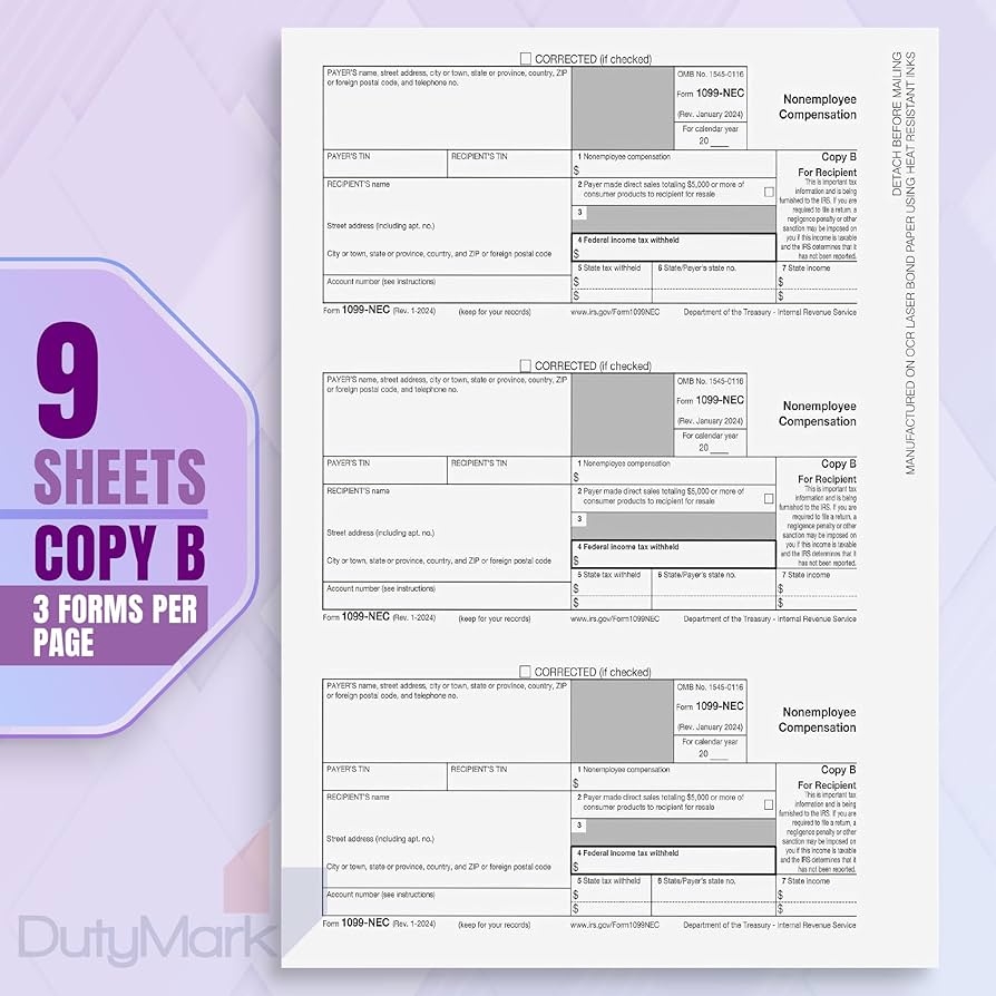 Free 1099 Printable Form