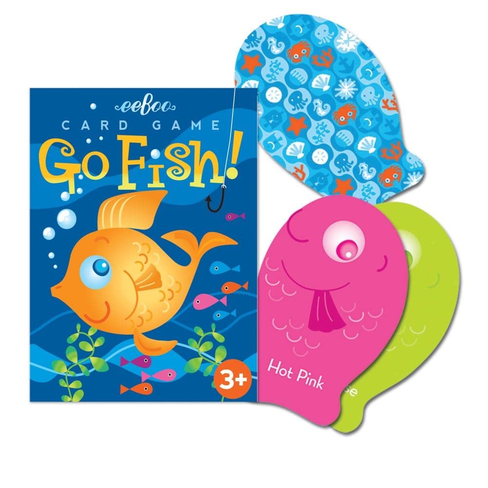 Amazon EeBoo Color Go Fish Playing Card Game Cards Are Durable And Easy To Use Instructions Included Educational And Fun Learning For Ages 3 And Up Toys Games